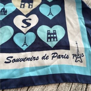 🇫🇷 Authentic Souvenir de Paris square oversized scarf